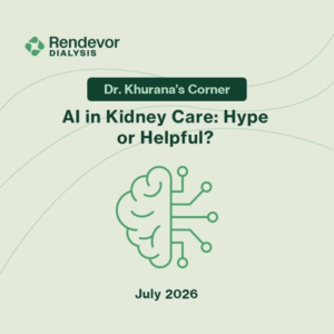 AI in Kidney Care: Hype or Helpful?
